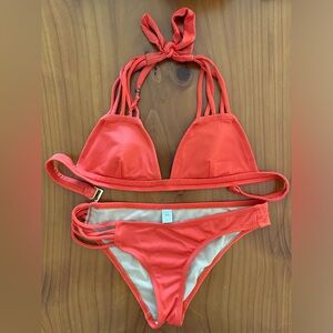 Zoe Bikini. Large top. Medium bottoms. Handmade in San Francisco